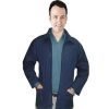 Barber jacket with collar 3 pocket with zipper full sleeve poplin fabric