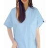Stretchable Scrub set 8 pocket normal unisex solid half sleeve (3 pocket top 5 pocket pant) in 35% Cotton 63% Polyester 2% Spandex