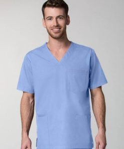 Top v neck 3 pocket half sleeve unisex 