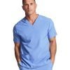 Scrub set 6 pocket solid unisex half sleeve (2 pocket top 4 pocket pant( 2 side pocket 2 back pocket)