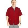 Microfiber barber jacket with collar 3 pocket half sleeve with zipper