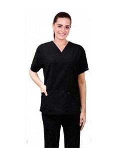 Microfiber scrub set 4 pocket half sleeve ladies (2 front pocket top & 2 side pocket pant)