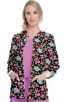 Printed Scrub Jacket