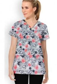 Printed Scrub Tops
